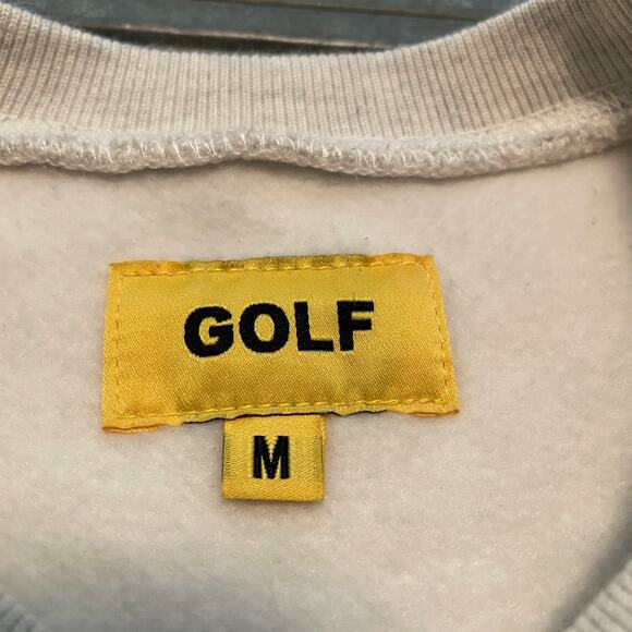 Golf Wang Crewneck Sweatshirt Mens Medium Gray Blue Tyler the Creator Logo - Picture 5 of 11